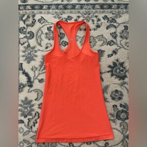 Lululemon Cool Racerback Pop Orange Tank